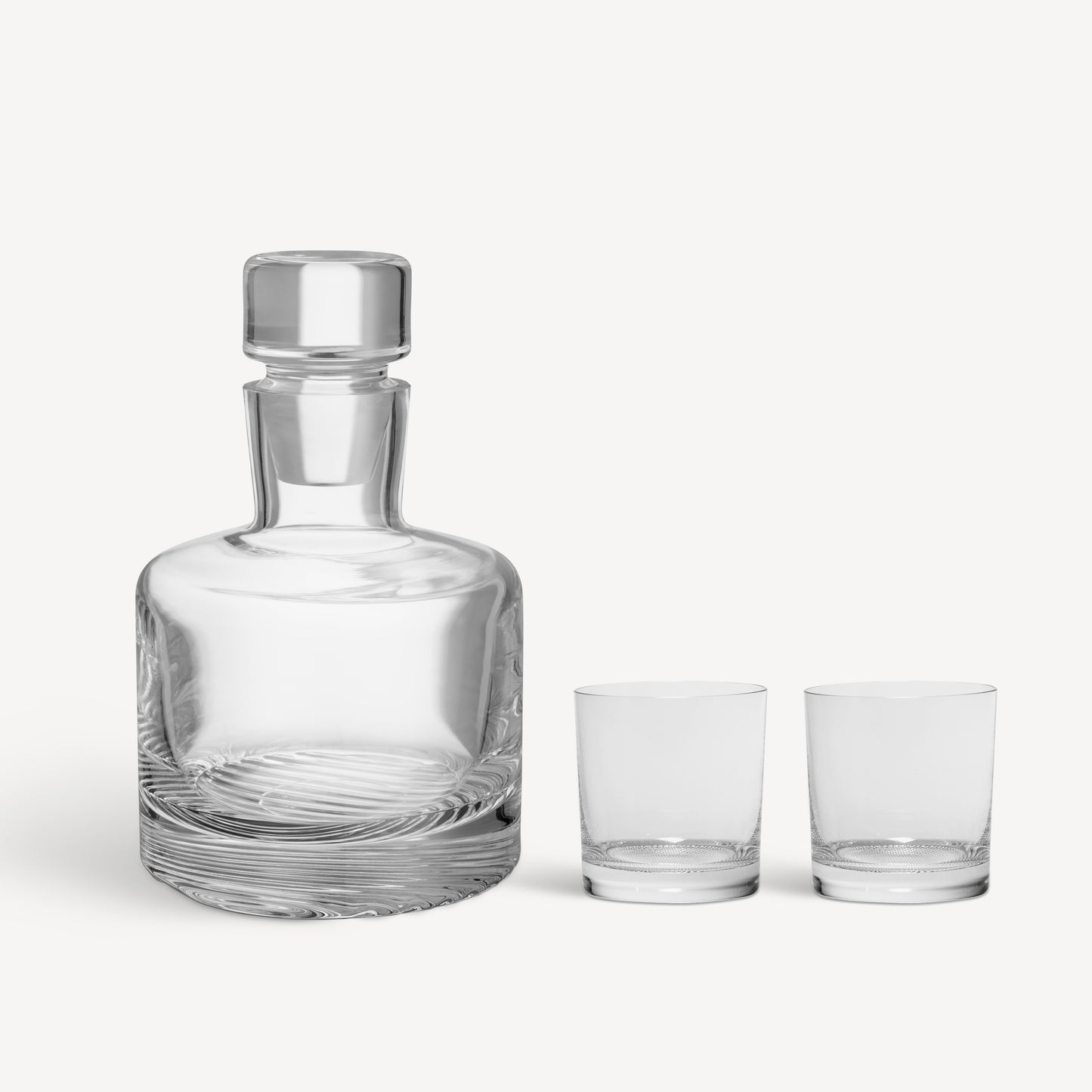 Wave Decanter With Glass Set