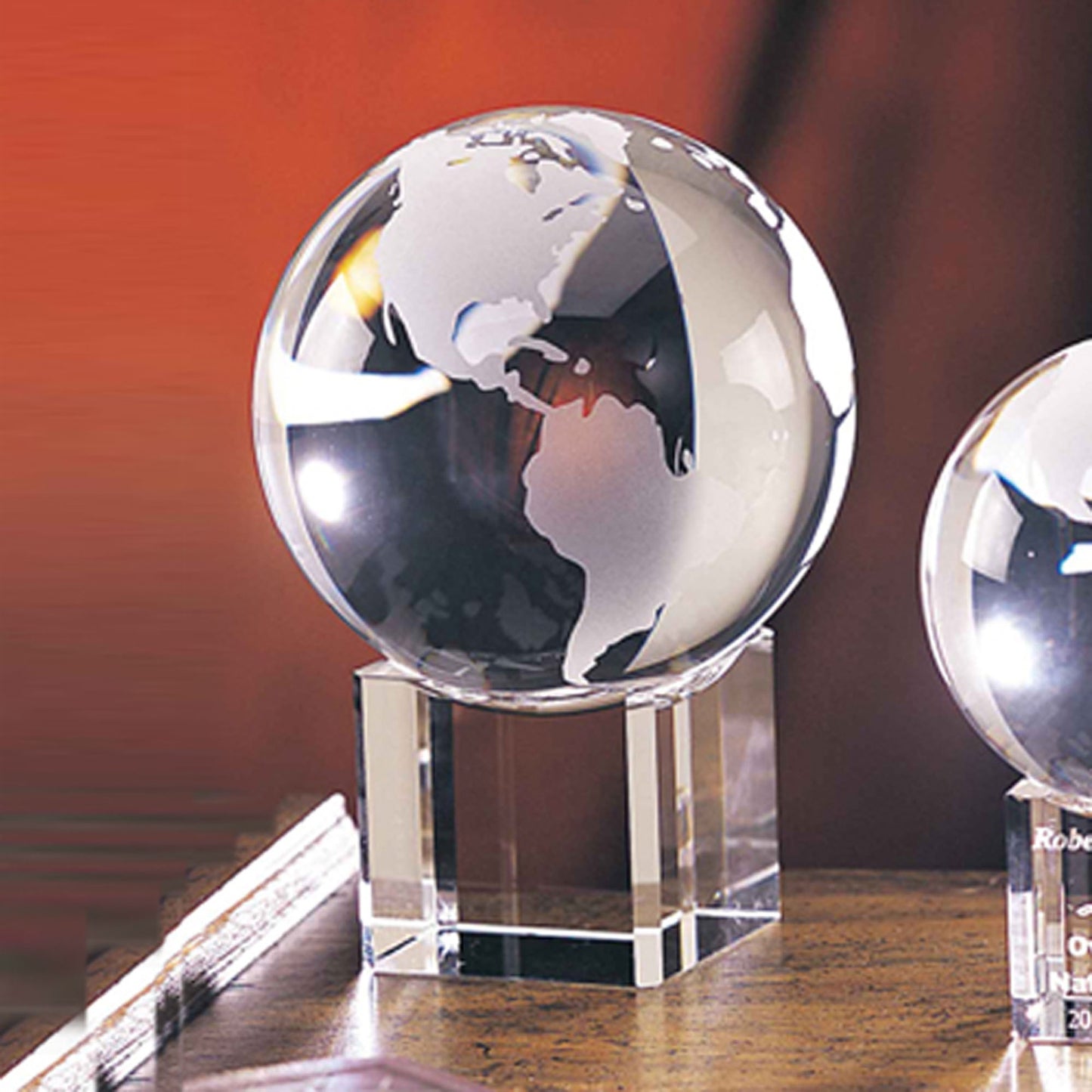 Spinning Globe on Base