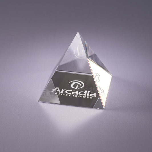 Pyramid paperweight